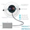Luxrite 8 Inch Commercial LED Recessed Downlight 4 CCT Selectable 25/29/33W 2400/2700/3000LM Dimmable 4-Pack LR23954-4PK - alternate 5